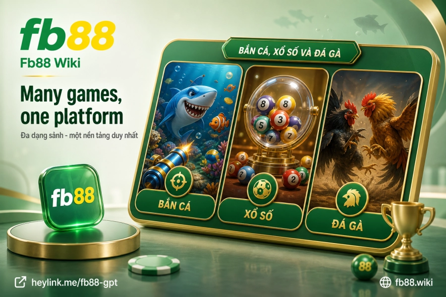 Fb88 fishing lottery cockfighting esports game rooms diverse product catalog