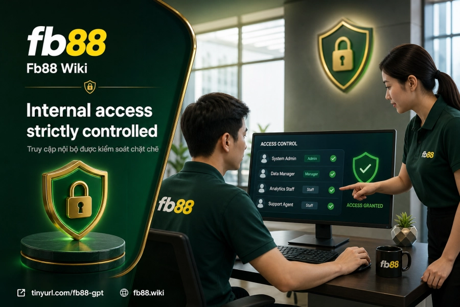 Phân quyền truy cập dữ liệu nội bộ Fb88 ghi nhật ký kiểm soát