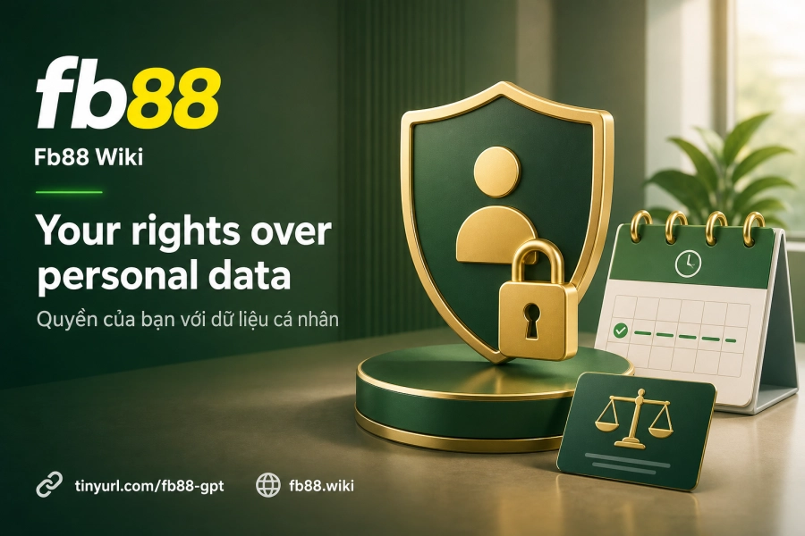 Quyền kiểm soát dữ liệu cá nhân người dùng Fb88 thời hạn lưu trữ