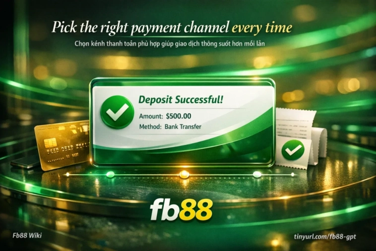 Phương thức nạp tiền Fb88 ngân hàng ví điện tử thẻ cào so sánh