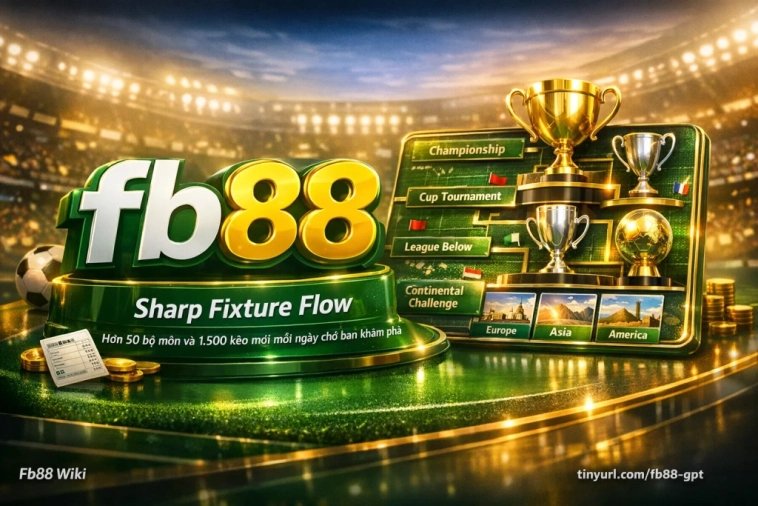 cá cược thể thao Fb88 hệ thống 5 sảnh kèo odds 2026