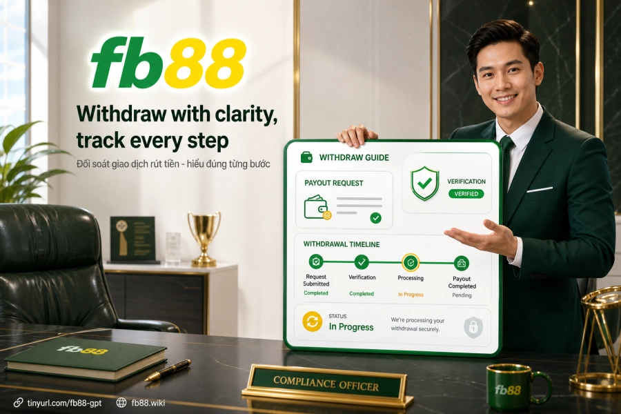 quy trình rút tiền Fb88 về ngân hàng nội địa điều kiện và các bước thực hiện 2026