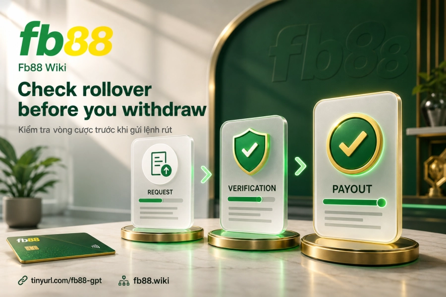 điều kiện vòng cược Fb88 kiểm tra trước khi rút tiền tài khoản chính